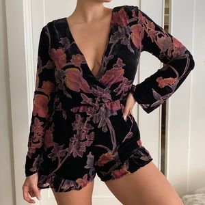Velvet romper